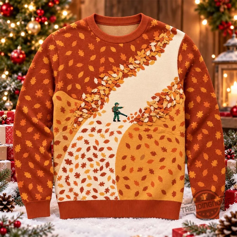 Blowing Autumn Leaves Ugly Thanksgiving Sweater Shirt 5 Blowing Autumn Leaves Ugly Thanksgiving Sweater Shirt