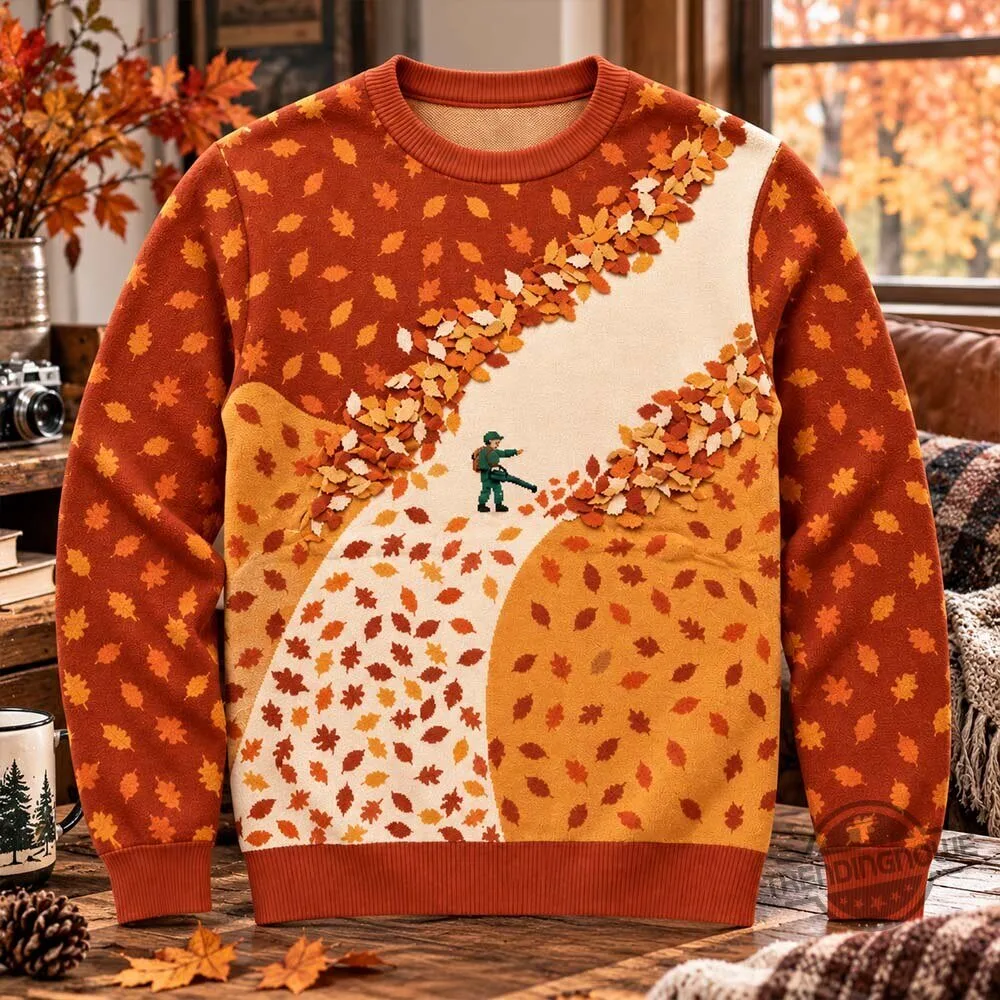 Blowing Autumn Leaves Ugly Thanksgiving Sweater Shirt 6 Blowing Autumn Leaves Ugly Thanksgiving Sweater Shirt