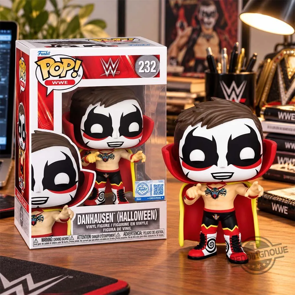 WWE Danhausen Halloween #232 Funko Pop Figure Collectible 8 WWE Danhausen Halloween #232 Funko Pop Figure Collectible