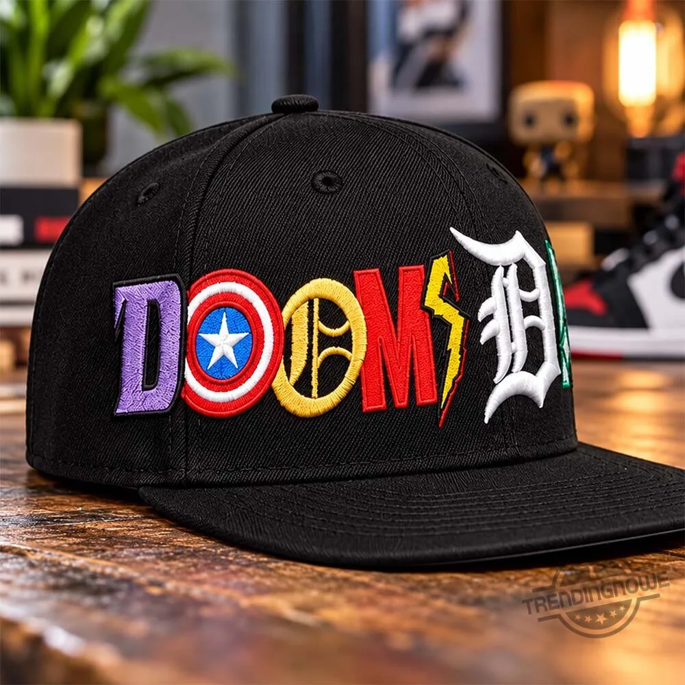 Remadereups Marvel Avengers Doomsday Superhero Multi Logo Hat Cap 6 Remadereups Marvel Avengers Doomsday Superhero Multi Logo Hat Cap