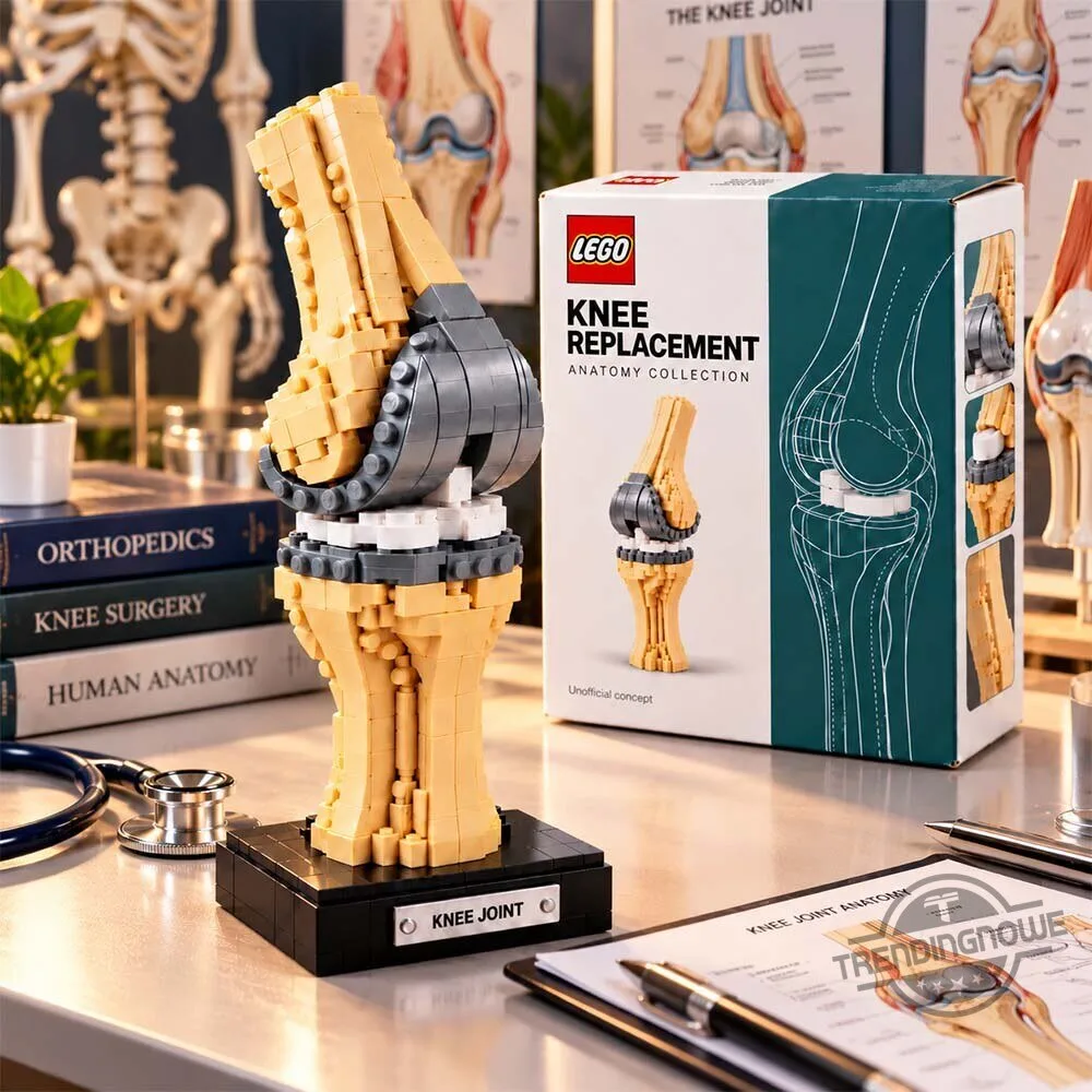 LEGO Knee Replacement Anatomy Collection Building Kit 3 LEGO Knee Replacement Anatomy Collection Building Kit