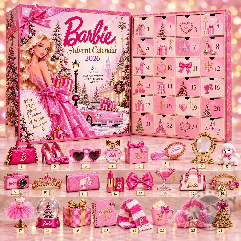 Barbie 24 Fashion Dream Christmas Advent Calendar 2026 1 Barbie 24 Fashion Dream Christmas Advent Calendar 2026