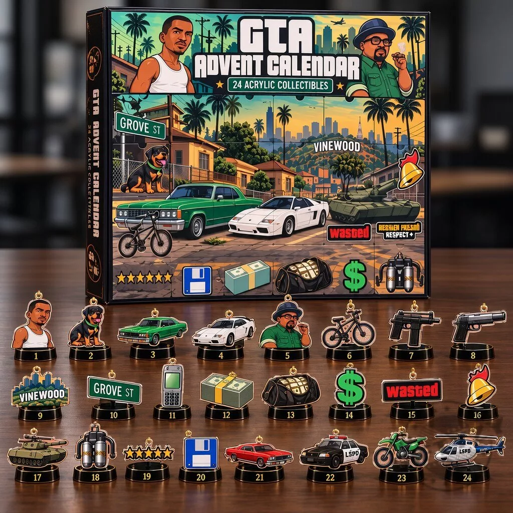 GTA Grand Theft Auto Christmas Countdown Advent Calendar 2 GTA Grand Theft Auto Christmas Countdown Advent Calendar