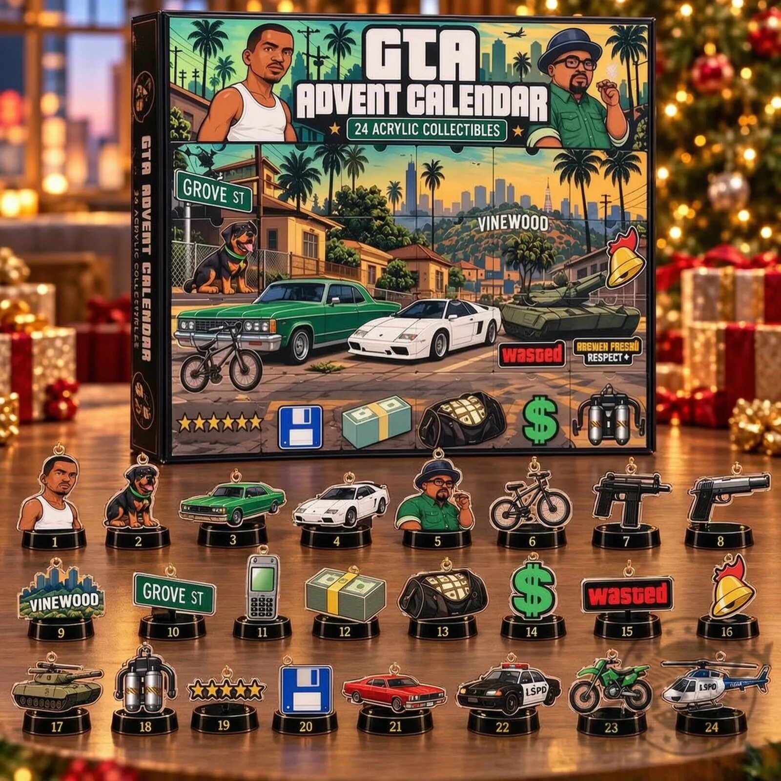 GTA Grand Theft Auto Christmas Countdown Advent Calendar 3 GTA Grand Theft Auto Christmas Countdown Advent Calendar
