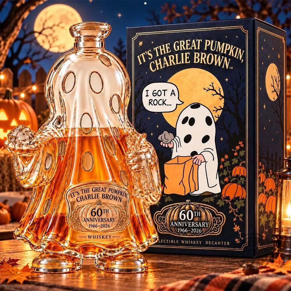 Charlie Brown Great Pumpkin 60th Anniversary Whiskey Bottle Decanter 2026 5 Charlie Brown Great Pumpkin 60th Anniversary Whiskey Bottle Decanter 2026