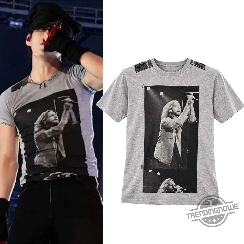 BTS Taehyung V Buenos Aires Day 2 Soloist Eddie Vedder Pearl Jam 20th Anniversary Shirt