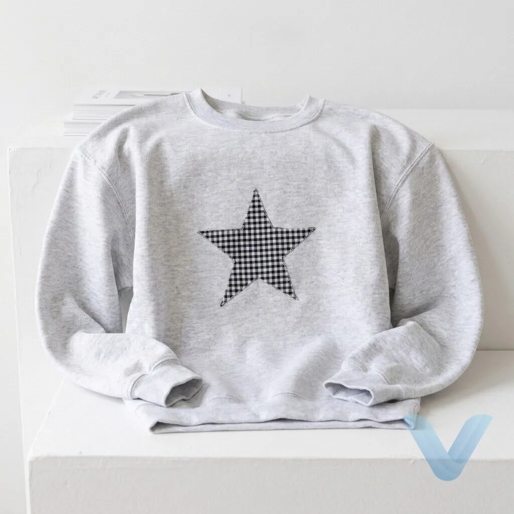 Home 2 Daughter of Angelina Jolie and Brad Pitt Vivienne Gingham Star Sweater shirt