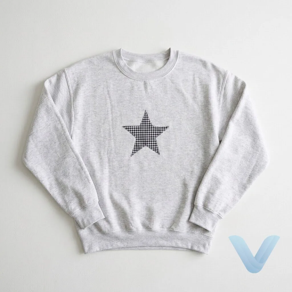 Daughter of Angelina Jolie and Brad Pitt Vivienne Gingham Star Sweater shirt Daughter of Angelina Jolie and Brad Pitt Vivienne Gingham Star Sweater shirt – image 4 of 5
