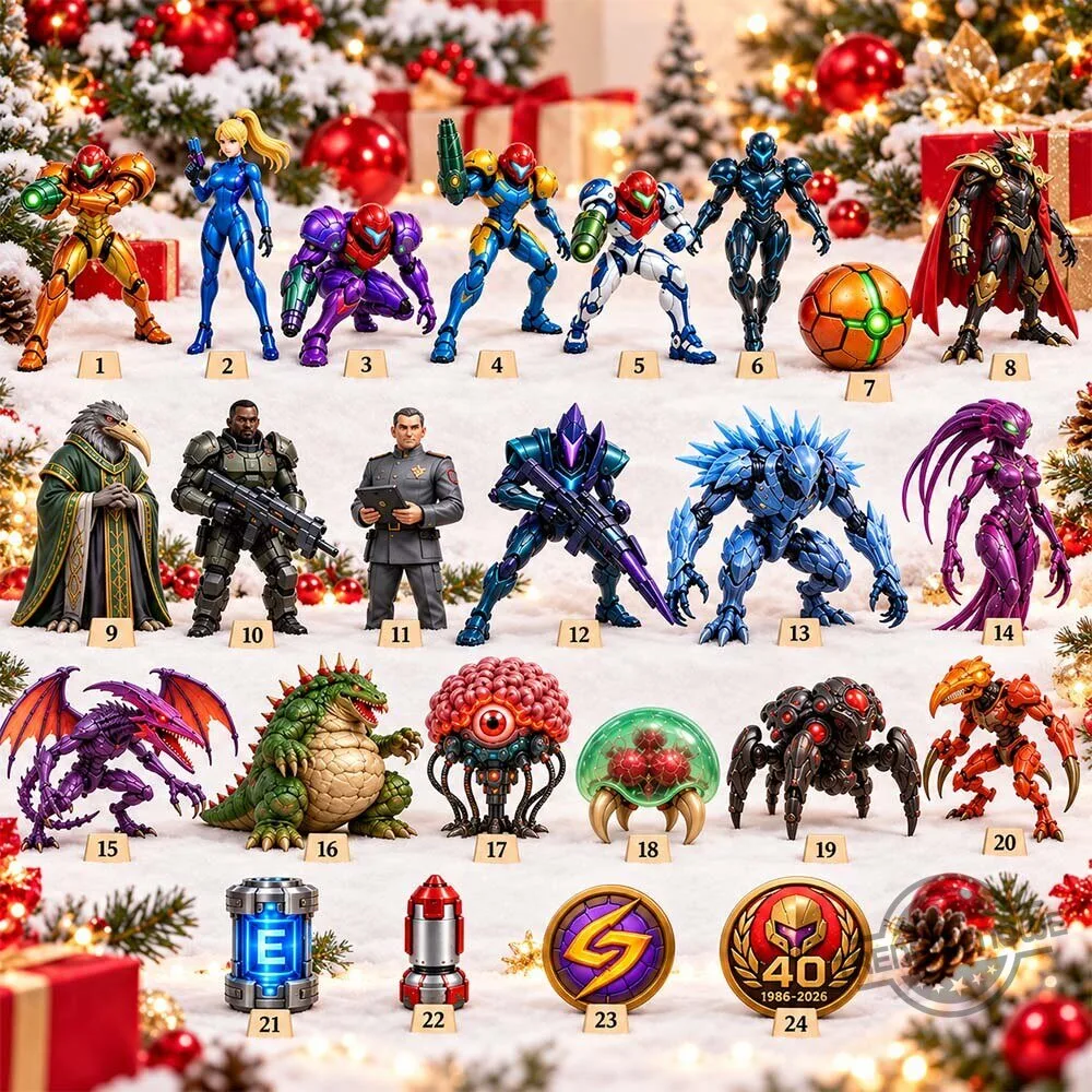 Metroid 40th Anniversary Advent Calendar 2026 9 Metroid 40th Anniversary Advent Calendar 2026
