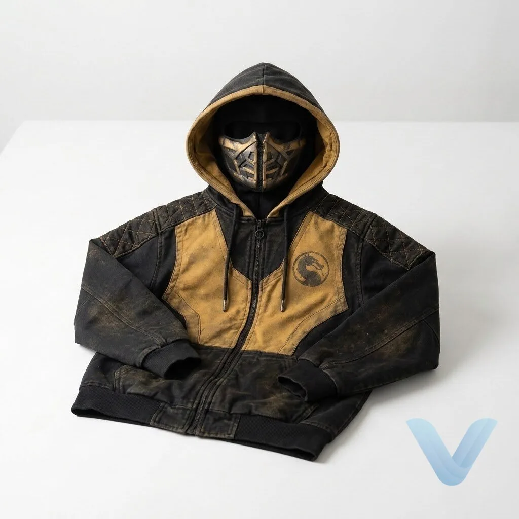 H&M Mortal Kombat Hoodie shirt 7 H&M Mortal Kombat Hoodie shirt