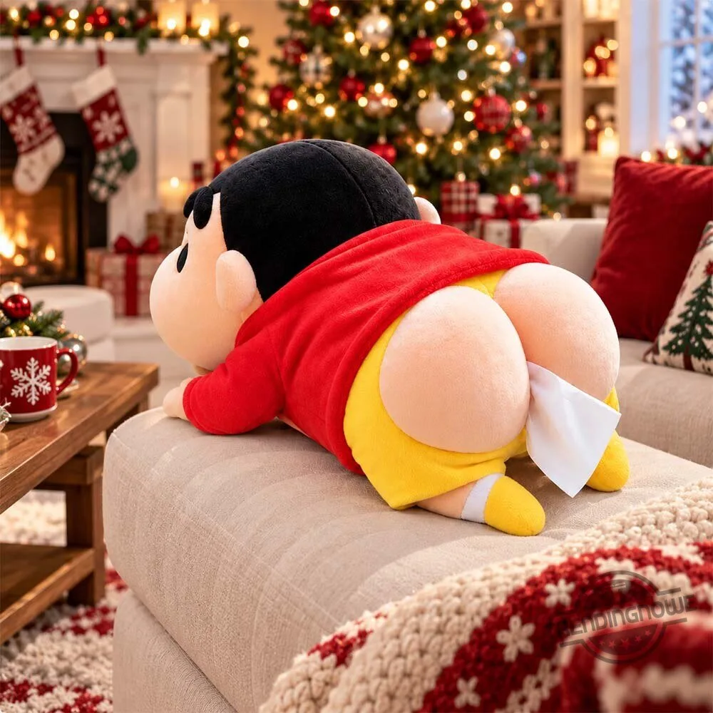 Cheeky Plush Crayon Shin Chan Butt Tissue Box Holder For Car And Home 2 Cheeky Plush Crayon Shin Chan Butt Tissue Box Holder For Car And Home