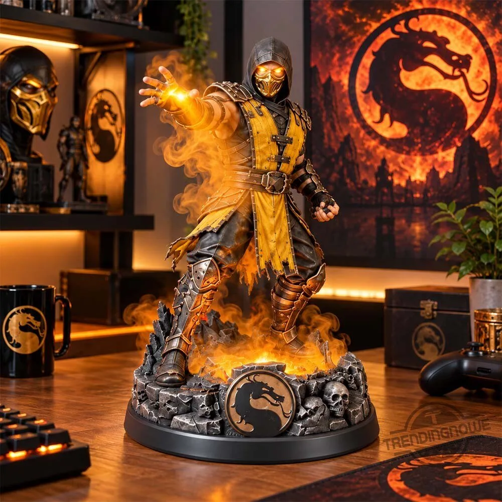 Mirtalforge Mortal Kombat Scorpion & Sub-Zero LED Light Up Mist Humidifier Diffuser 3 Mirtalforge Mortal Kombat Scorpion & Sub-Zero LED Light Up Mist Humidifier Diffuser