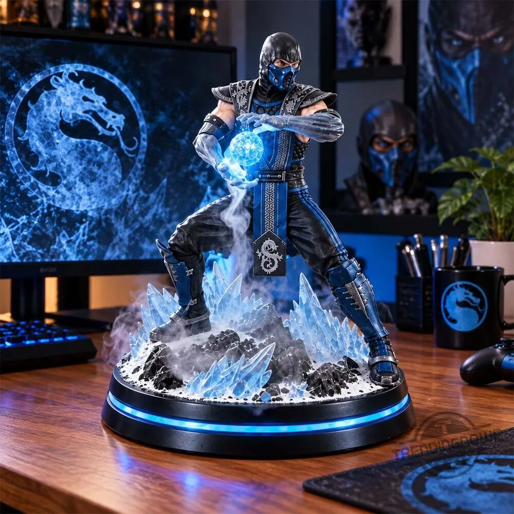 Mirtalforge Mortal Kombat Scorpion & Sub-Zero LED Light Up Mist Humidifier Diffuser 7 Mirtalforge Mortal Kombat Scorpion & Sub-Zero LED Light Up Mist Humidifier Diffuser