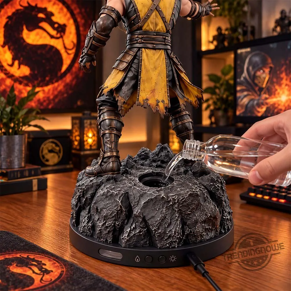 Mirtalforge Mortal Kombat Scorpion & Sub-Zero LED Light Up Mist Humidifier Diffuser 9 Mirtalforge Mortal Kombat Scorpion & Sub-Zero LED Light Up Mist Humidifier Diffuser