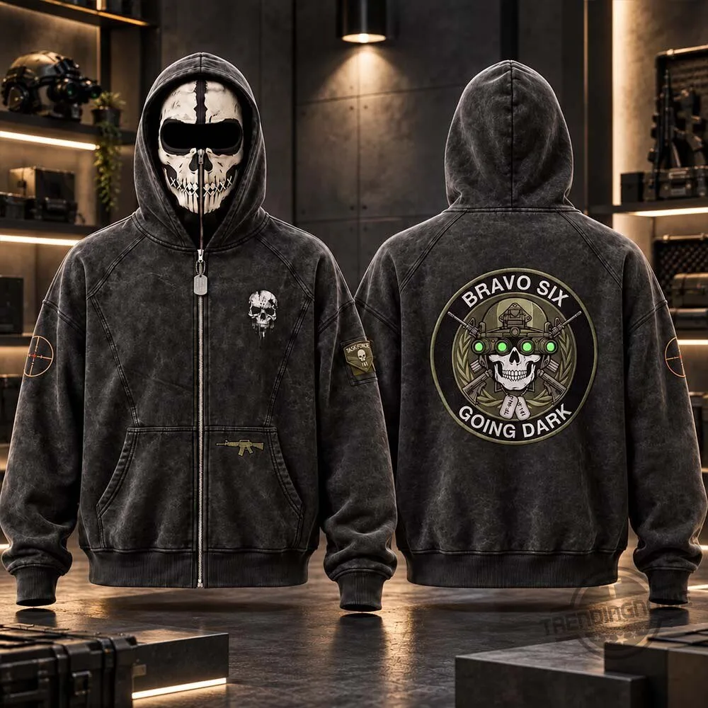 Bravo Six Going Dark The Respawn Skull Balaclava Zip Up Hoodie 6 Bravo Six Going Dark The Respawn Skull Balaclava Zip Up Hoodie