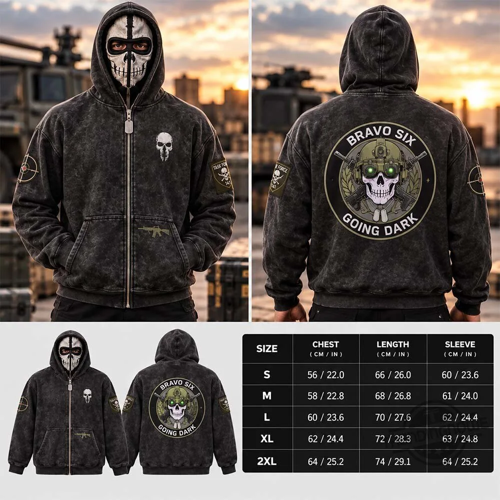 Bravo Six Going Dark The Respawn Skull Balaclava Zip Up Hoodie 7 Bravo Six Going Dark The Respawn Skull Balaclava Zip Up Hoodie
