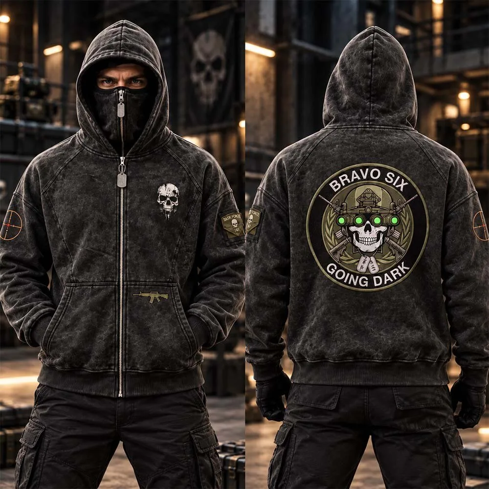 Bravo Six Going Dark The Respawn Skull Balaclava Zip Up Hoodie 9 Bravo Six Going Dark The Respawn Skull Balaclava Zip Up Hoodie