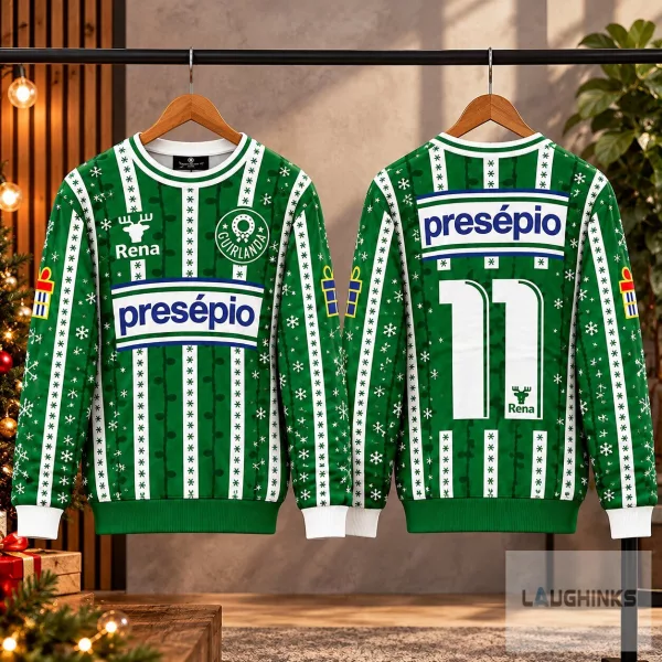 Ugly Palmeiras Presepio Soccer Christmas Sweatshirt 1 Ugly Palmeiras Presepio Soccer Christmas Sweatshirt