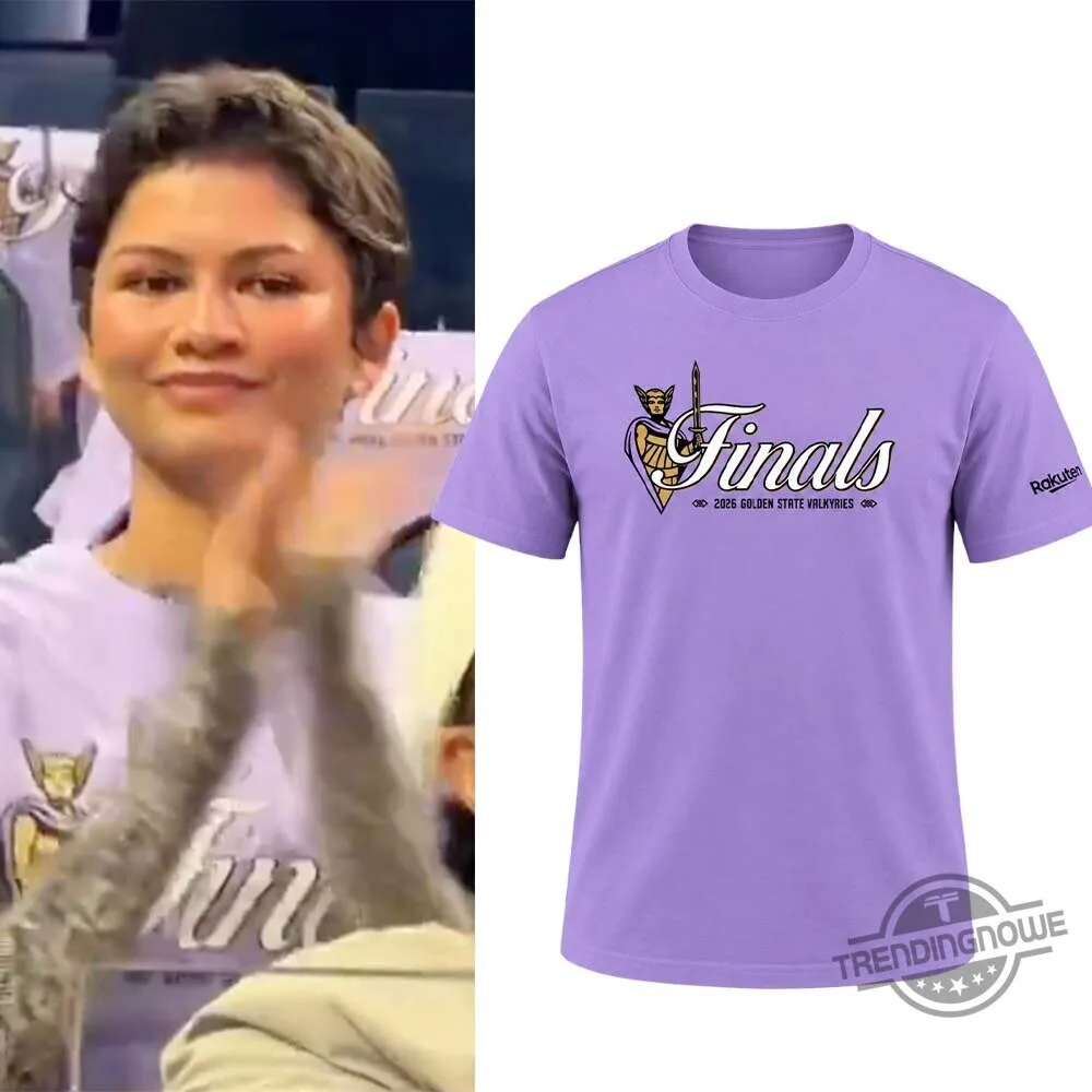 Zendaya Golden State Valkyries WNBA 2026 Finals Game 5 Giveaway Shirt 3 Zendaya Golden State Valkyries WNBA 2026 Finals Game 5 Giveaway Shirt