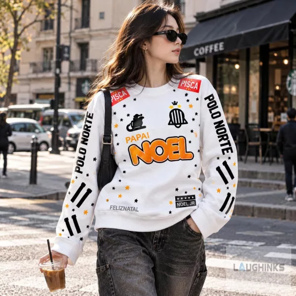 Ugly Neymar Jr Papai Noel 11 Soccer Christmas Graphic Sweatshirt