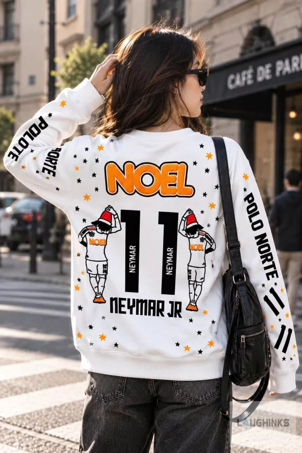 Ugly Neymar Jr Papai Noel 11 Soccer Christmas Graphic Sweatshirt