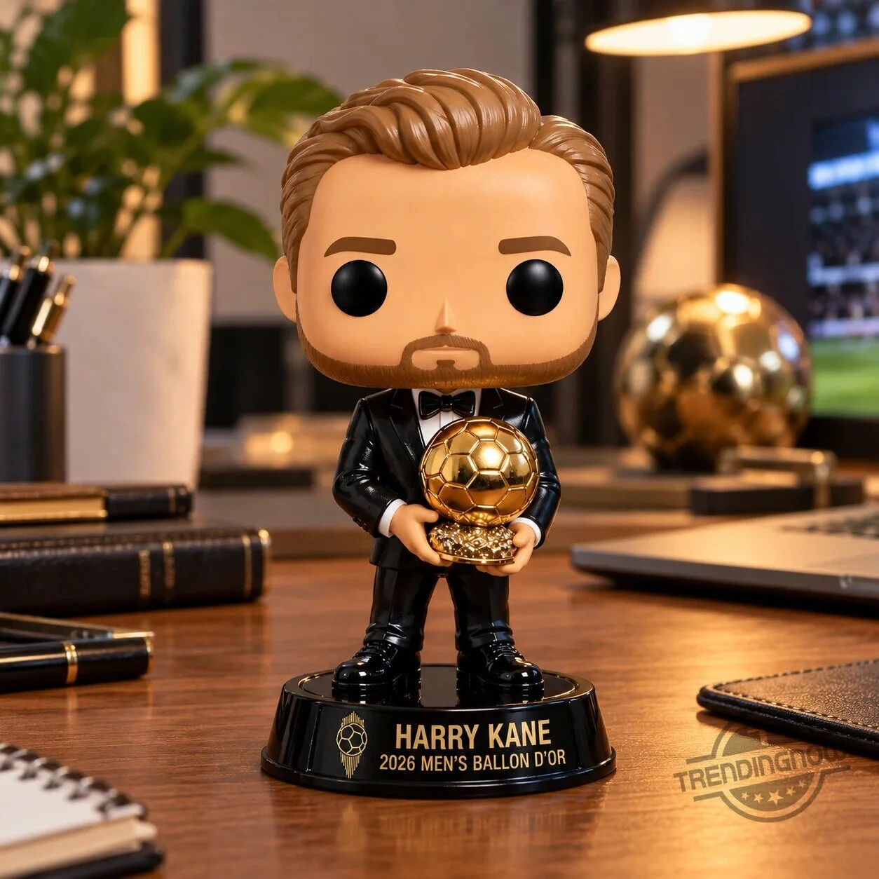 Harry Kane 2026 Men's Ballon d'Or Vinyl Funko Pop Figure 6 Harry Kane 2026 Men