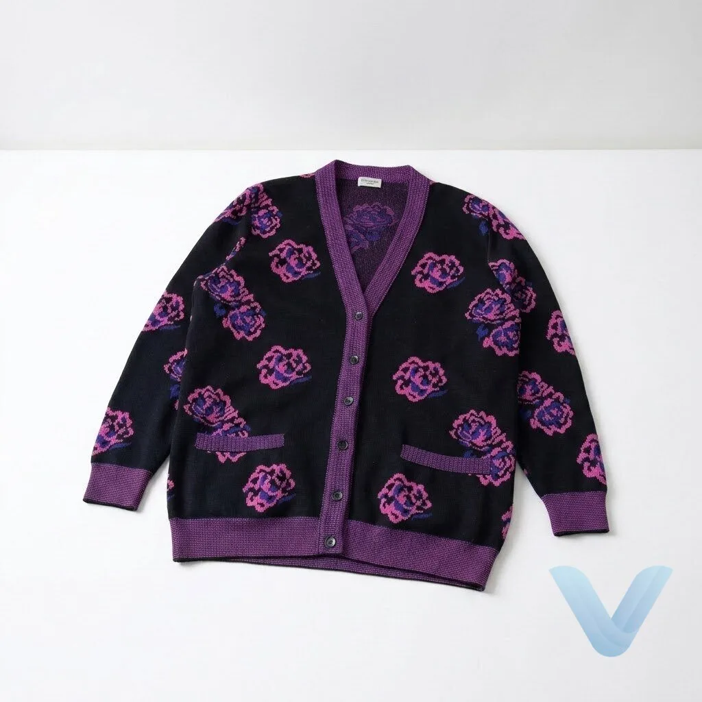 G Dragon Saint Laurent Ss16 Rose-Jacquard Cardigan Sweater 7 G Dragon Saint Laurent Ss16 Rose-Jacquard Cardigan Sweater