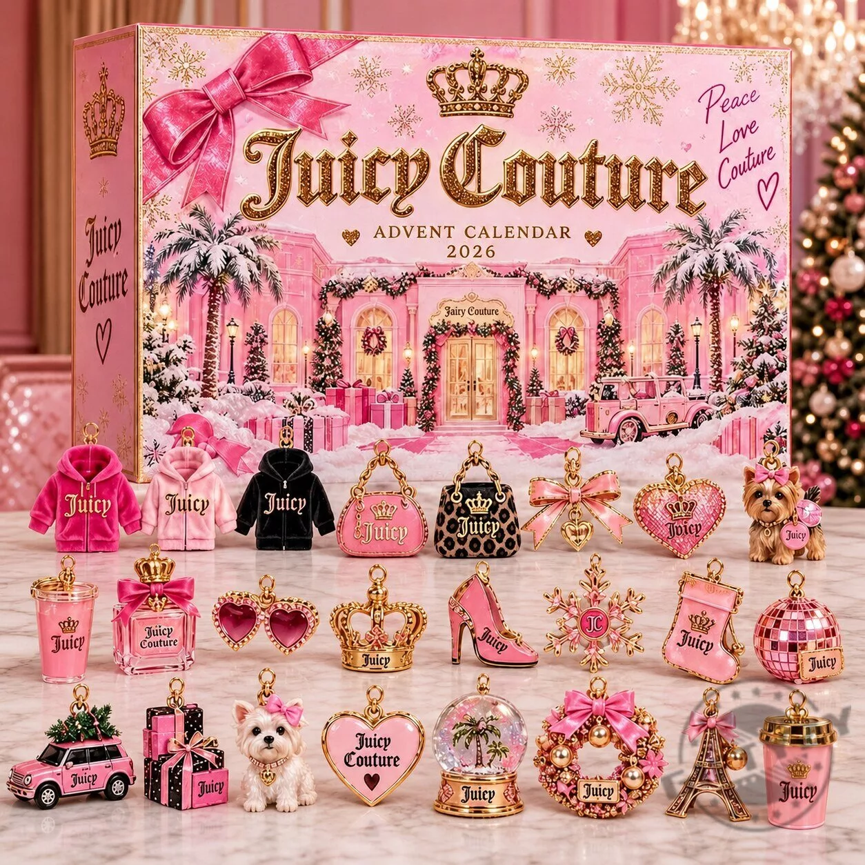 Juicy Couture Pink Mansions Box Advent Calendar 2 Juicy Couture Pink Mansions Box Advent Calendar