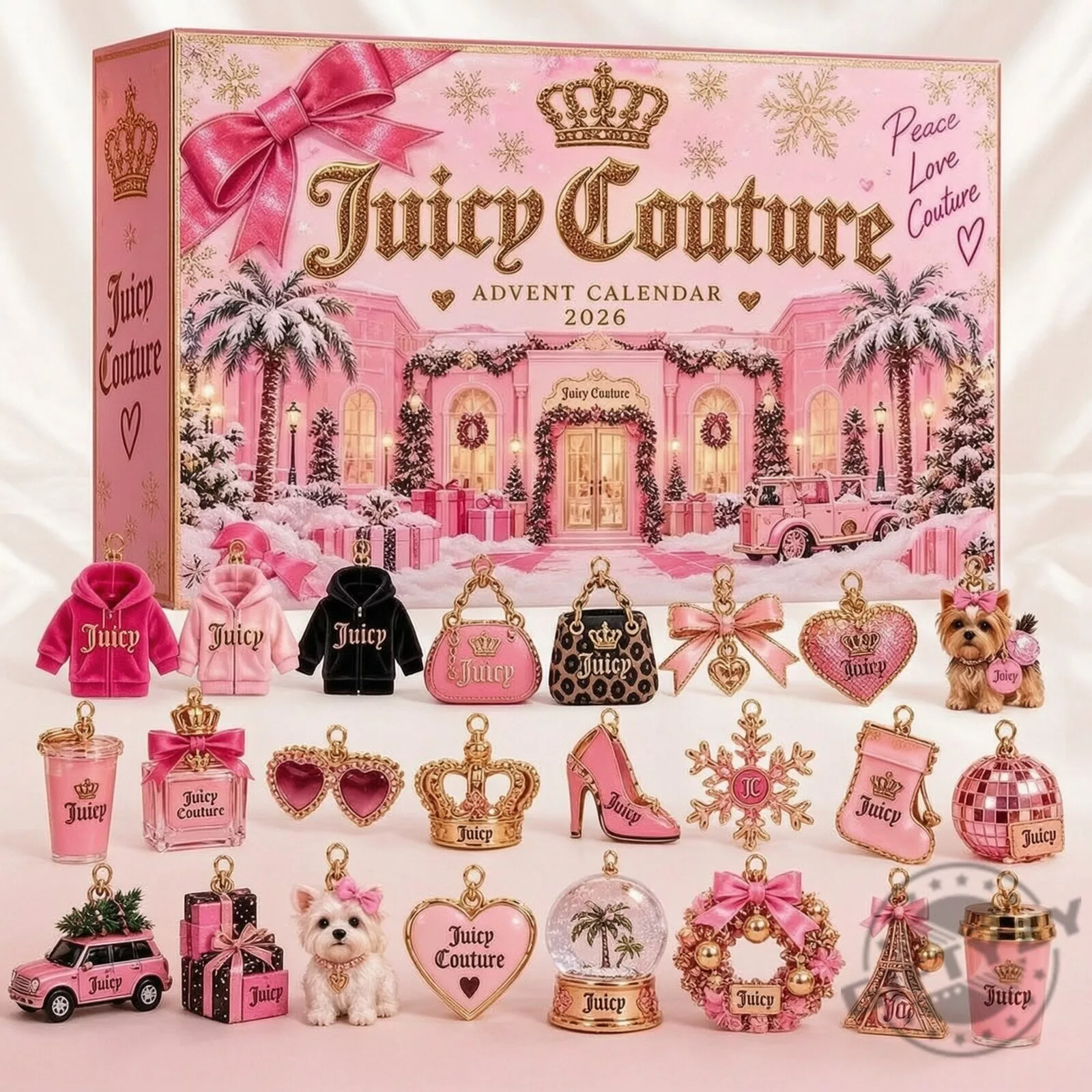 Juicy Couture Pink Mansions Box Advent Calendar 3 Juicy Couture Pink Mansions Box Advent Calendar