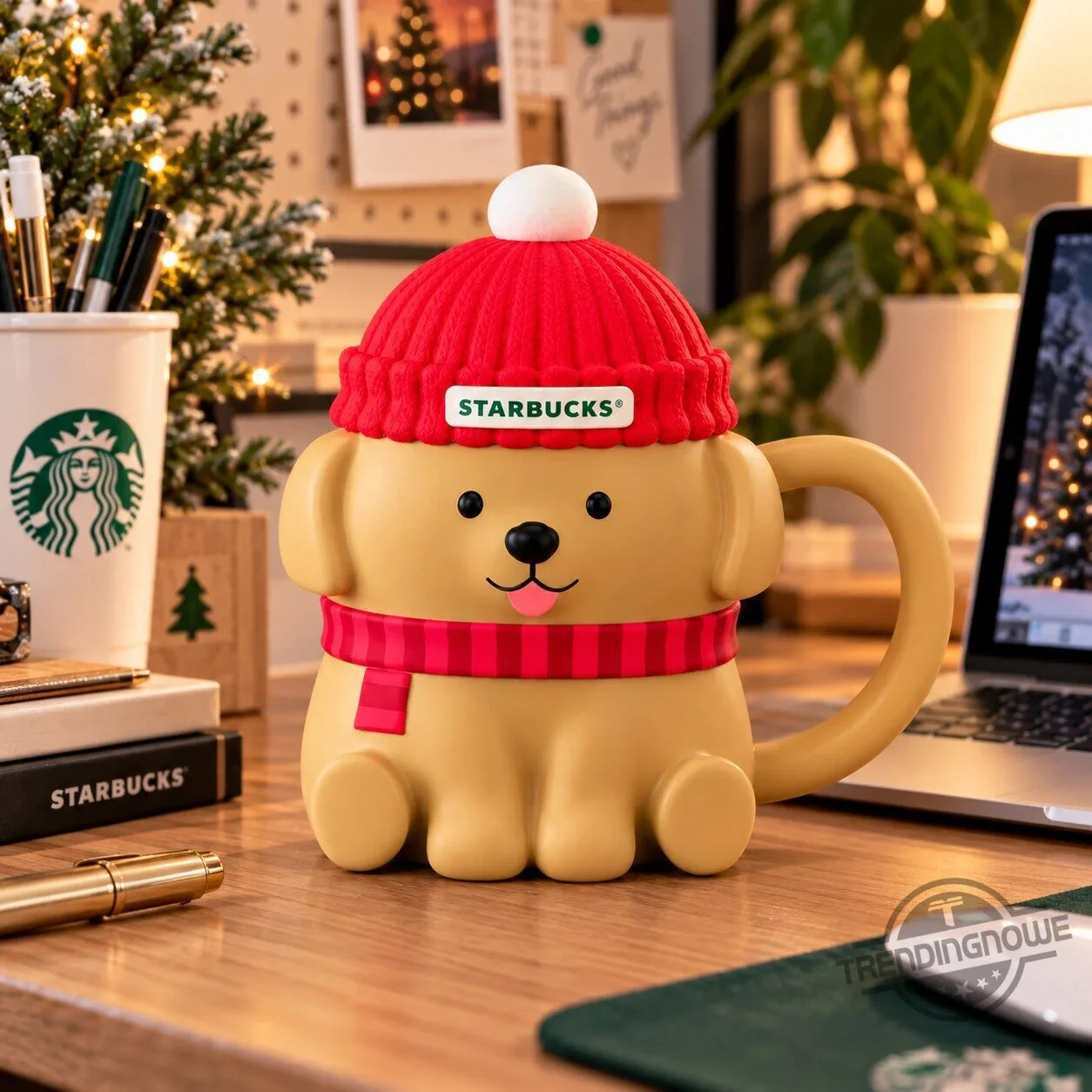 Starbucks Freddie The Dog Holiday Mug Limited Edition Ceramic Christmas Beanie Mug 8 Starbucks Freddie The Dog Holiday Mug Limited Edition Ceramic Christmas Beanie Mug