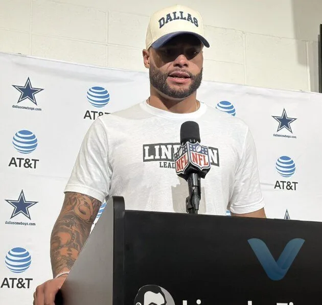 Dak Prescott Linemen Lead The Way Shirt Dak Prescott Linemen Lead The Way Shirt – image 5 of 5