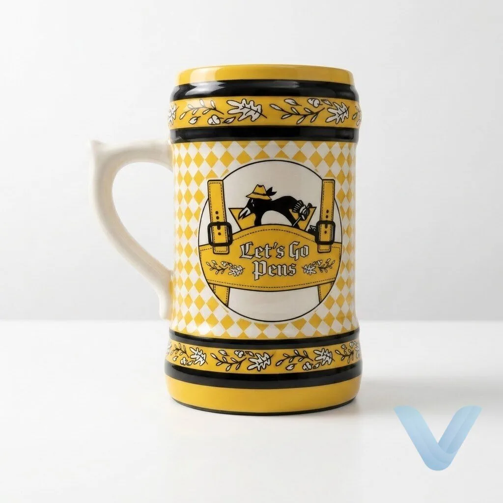 Pittsburgh Penguins Oktoberfest Stein 8 Pittsburgh Penguins Oktoberfest Stein