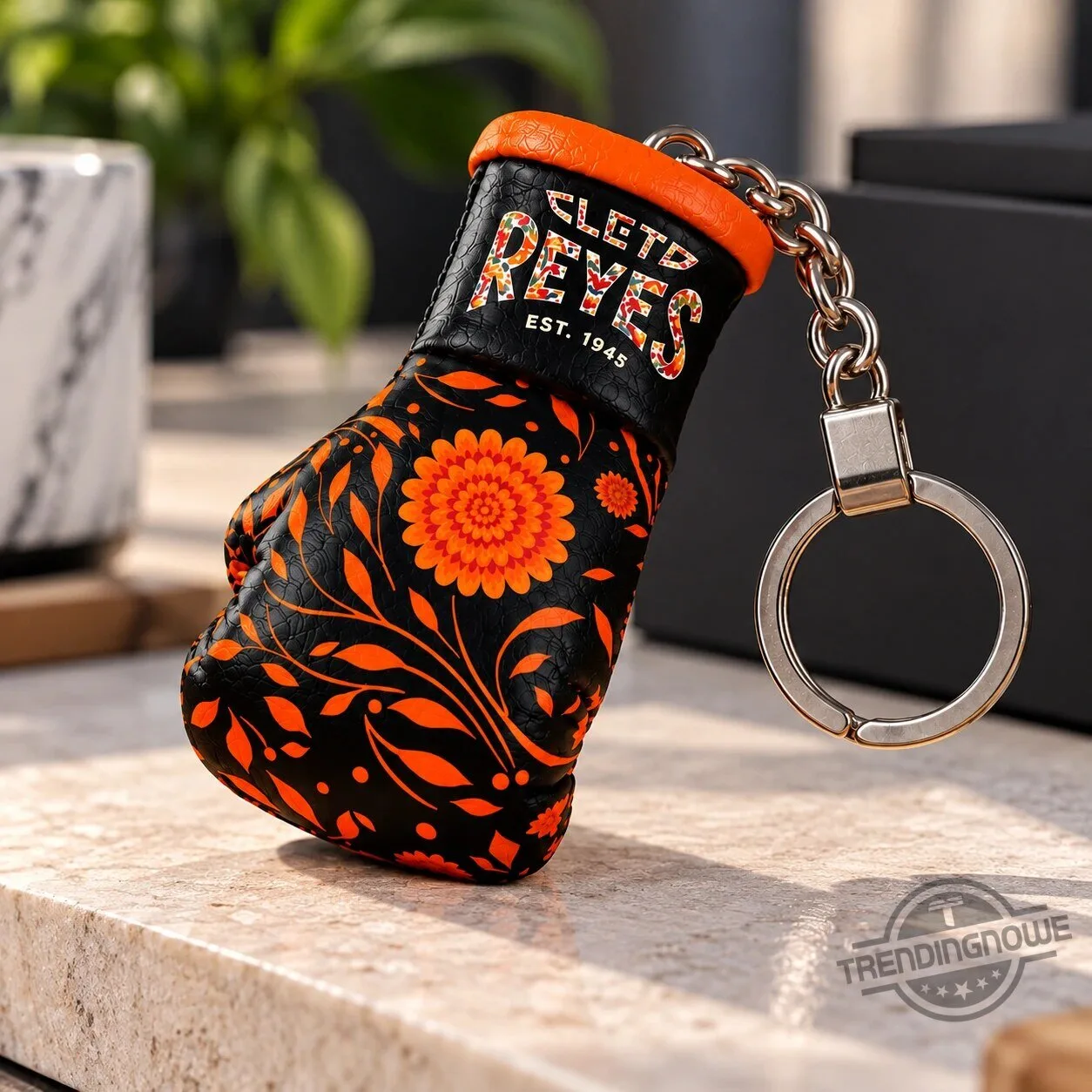 Cleto Reyes Dia de Muertos Mini Boxing Glove Keychain Cempasuchil Edition 7 Cleto Reyes Dia de Muertos Mini Boxing Glove Keychain Cempasuchil Edition