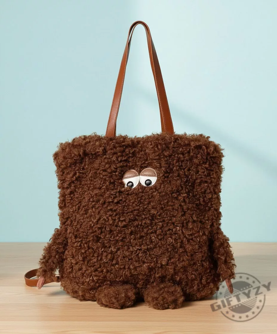 ROOTOTE featuring small peering eyes tote bag and backpack 3 ROOTOTE featuring small peering eyes tote bag and backpack product image showing design and details