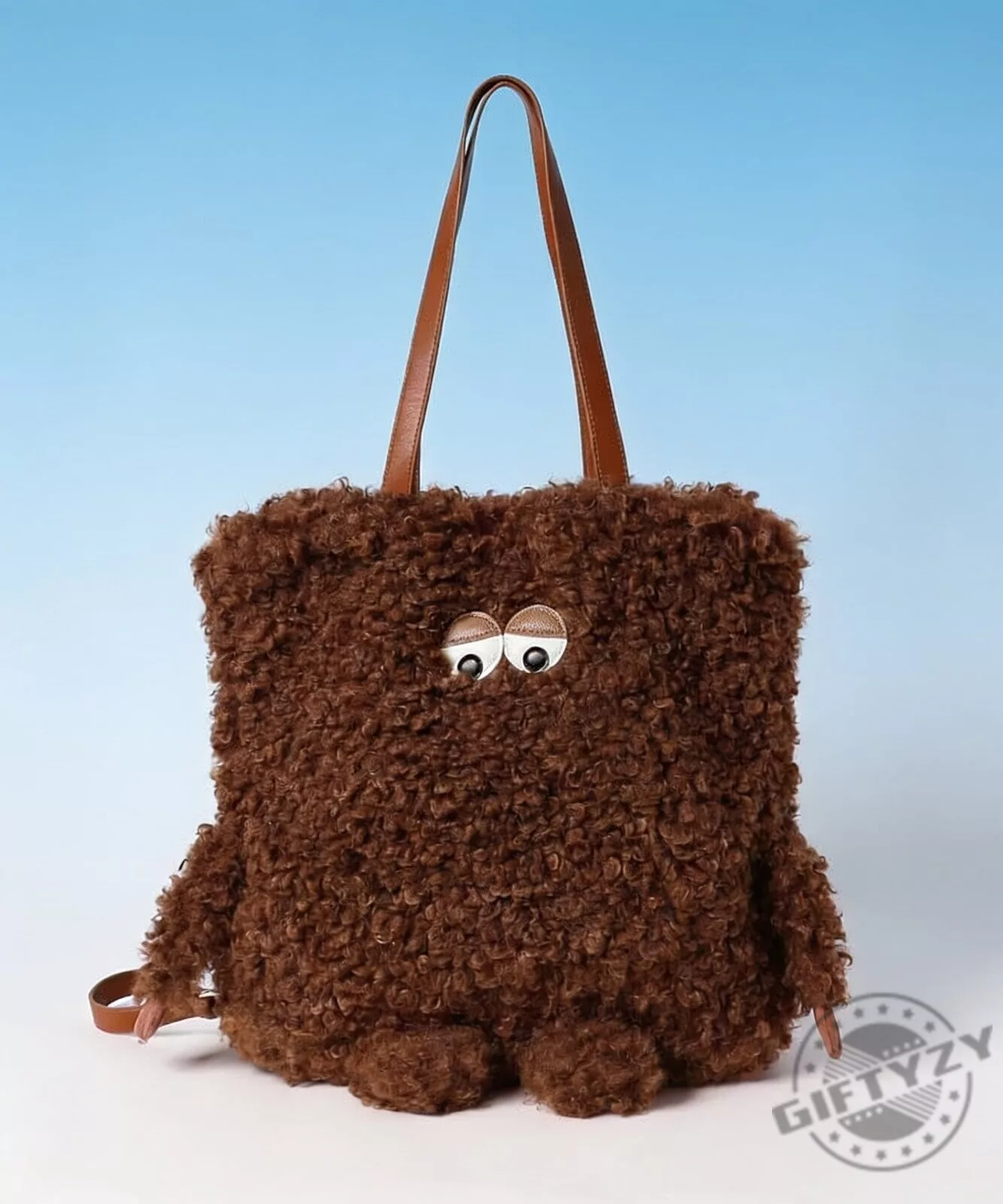 ROOTOTE featuring small peering eyes tote bag and backpack 5 ROOTOTE featuring small peering eyes tote bag and backpack product image showing design and details