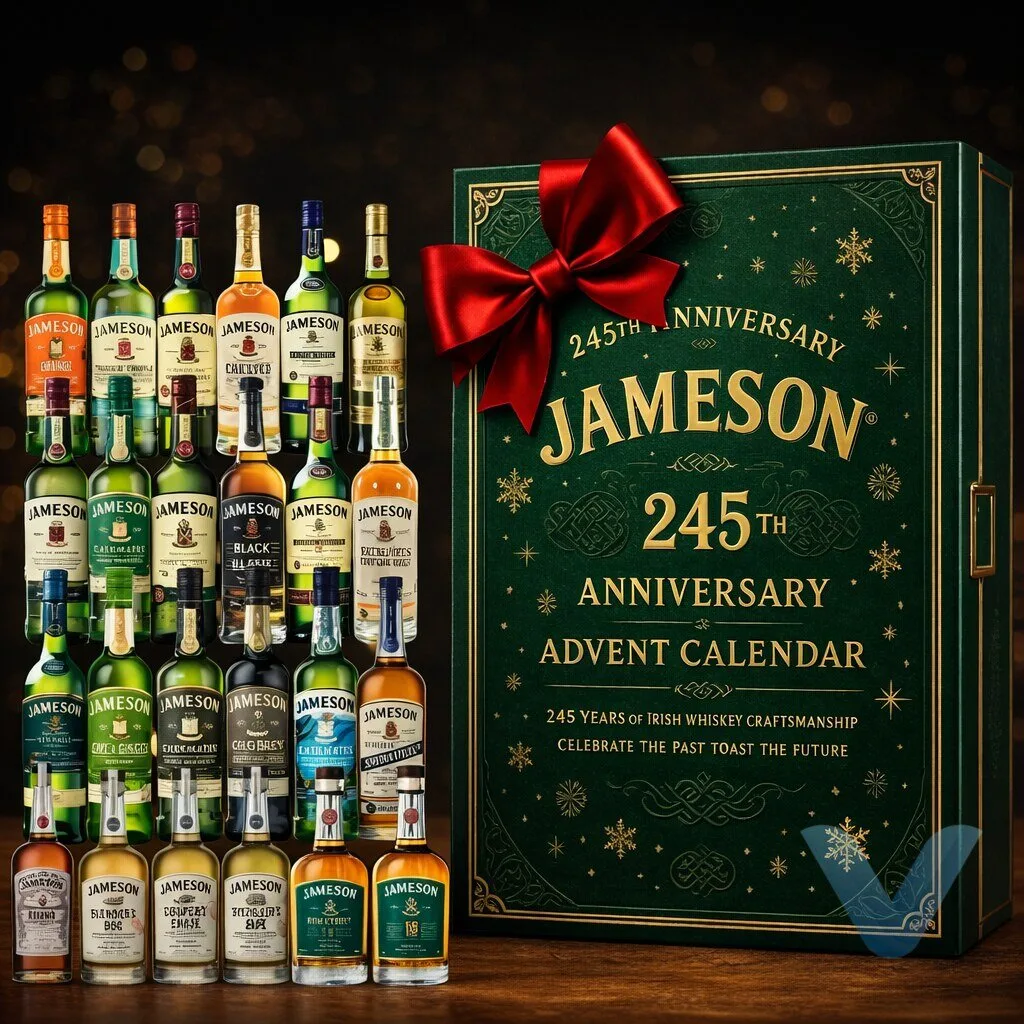 Jameson 245th Anniversary Irish Whiskey Advent Calendar 2026 - Collector's Edition Tasting Set 5 Jameson 245th Anniversary Irish Whiskey Advent Calendar 2026 - Collector