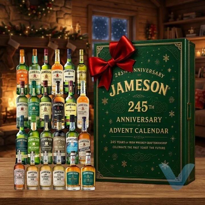 Jameson 245th Anniversary Irish Whiskey Advent Calendar 2026 - Collector's Edition Tasting Set 6 Jameson 245th Anniversary Irish Whiskey Advent Calendar 2026 - Collector
