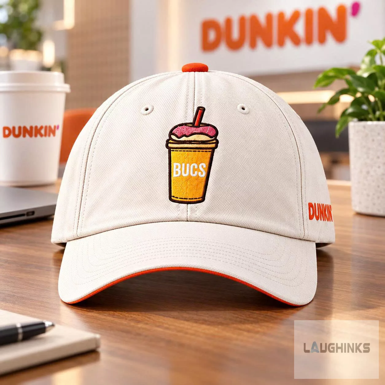 Dunkin Donuts Bucs Iced Coffee Baseball Cap Hat Coffee 5 Dunkin Donuts Bucs Iced Coffee Baseball Cap Hat Coffee
