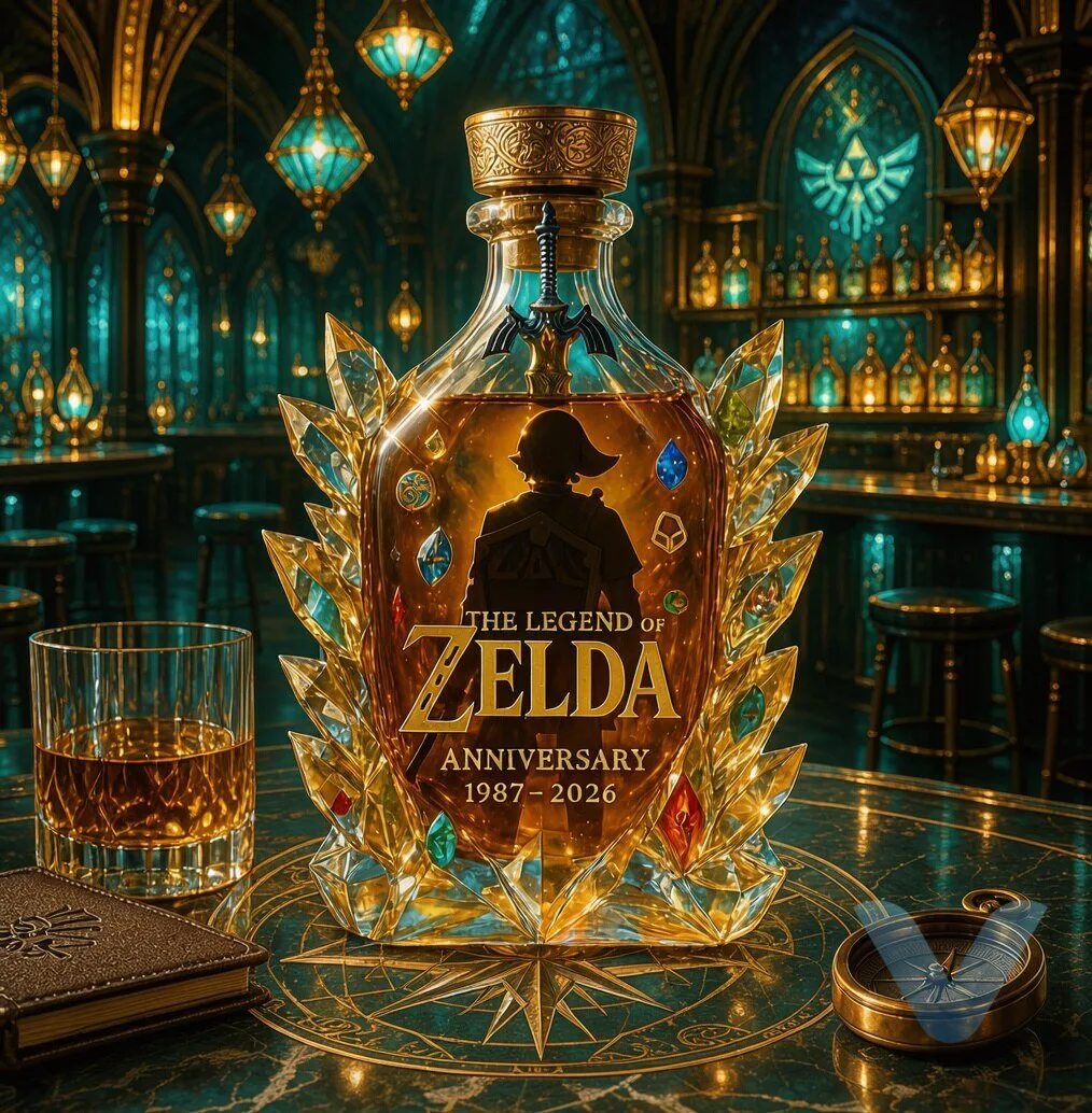 The Legend of Zelda 38th Anniversary Limited Edition Whiskey Bottle 5 The Legend of Zelda 38th Anniversary Limited Edition Whiskey Bottle