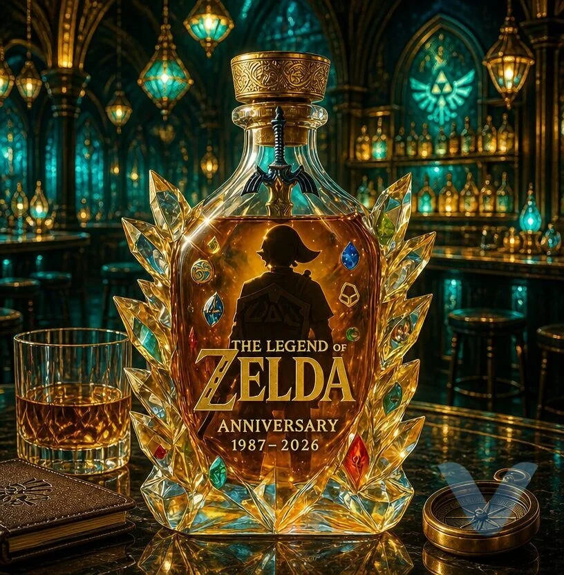 The Legend of Zelda 38th Anniversary Limited Edition Whiskey Bottle 6 The Legend of Zelda 38th Anniversary Limited Edition Whiskey Bottle