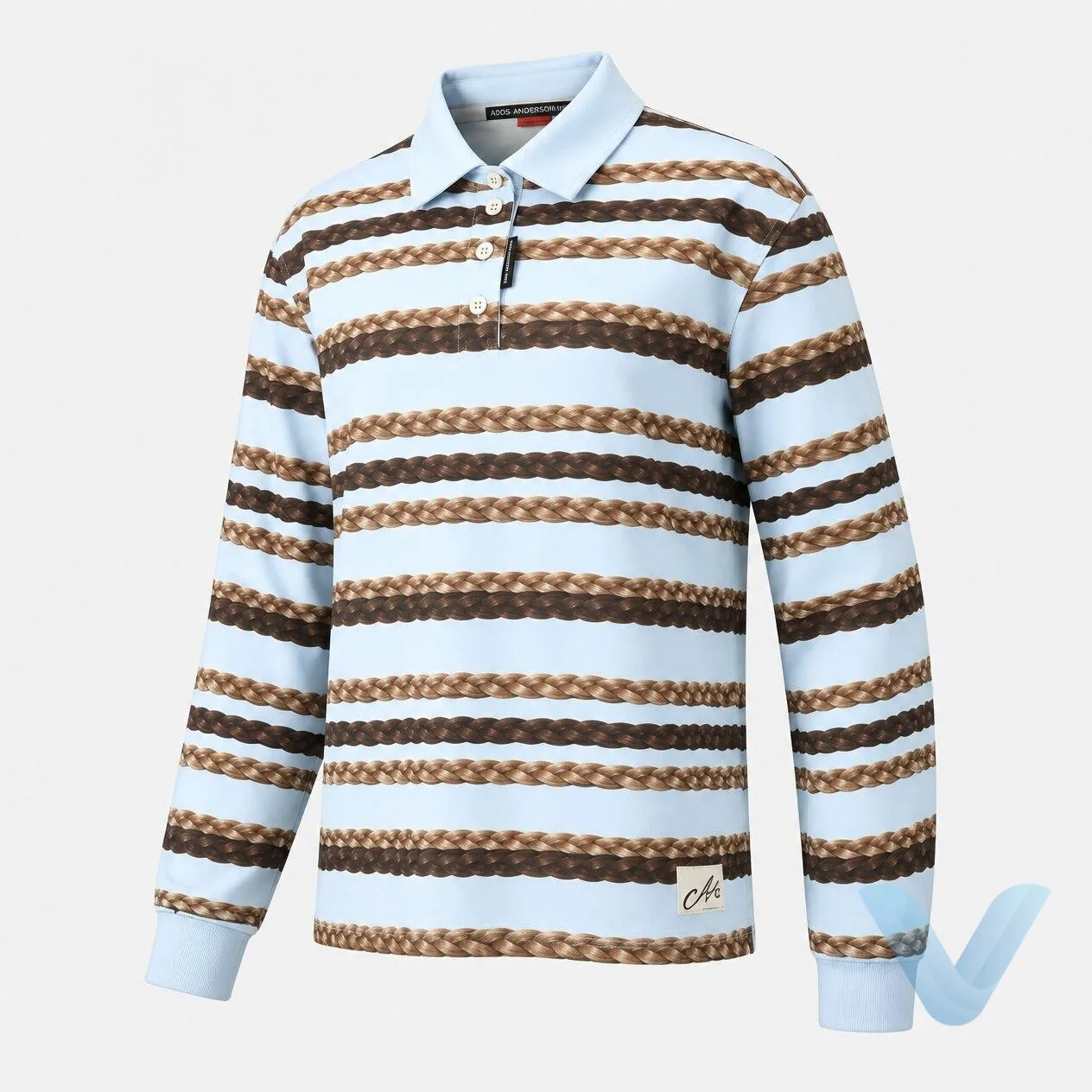 Lamine Yamal HAIR BRAID STRIPE COLLAR T SHIRT 6 Lamine Yamal HAIR BRAID STRIPE COLLAR T SHIRT