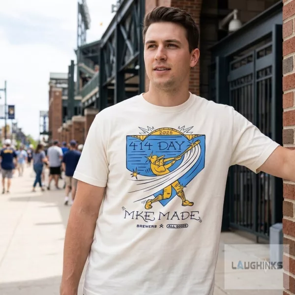 2026 Milwaukee Brewers 414 Day T Shirt Giveaway SGA