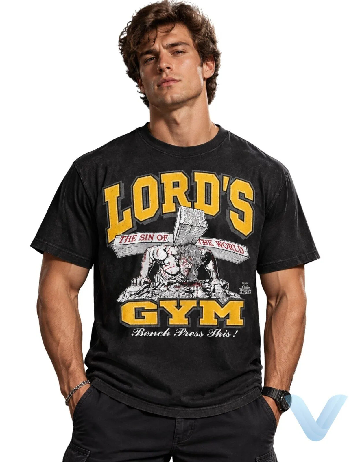 Christian McCaffrey Lords Gym Bench Press This Shirt 1 Christian McCaffrey Lords Gym Bench Press This Shirt
