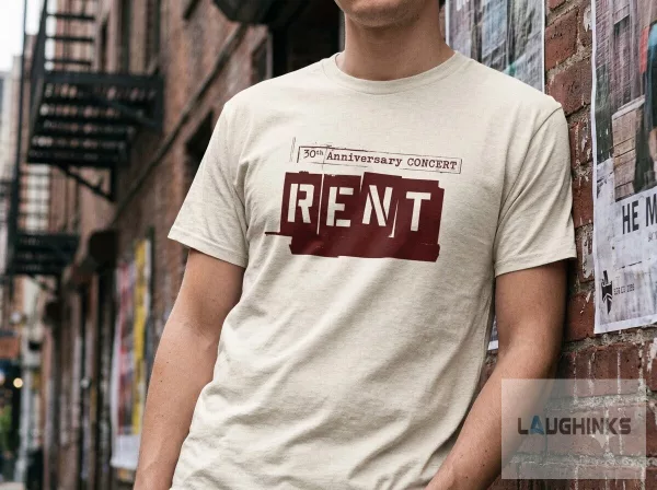 No day but today one night only 2026 RENT Concert tee 30th Anniversary Merch