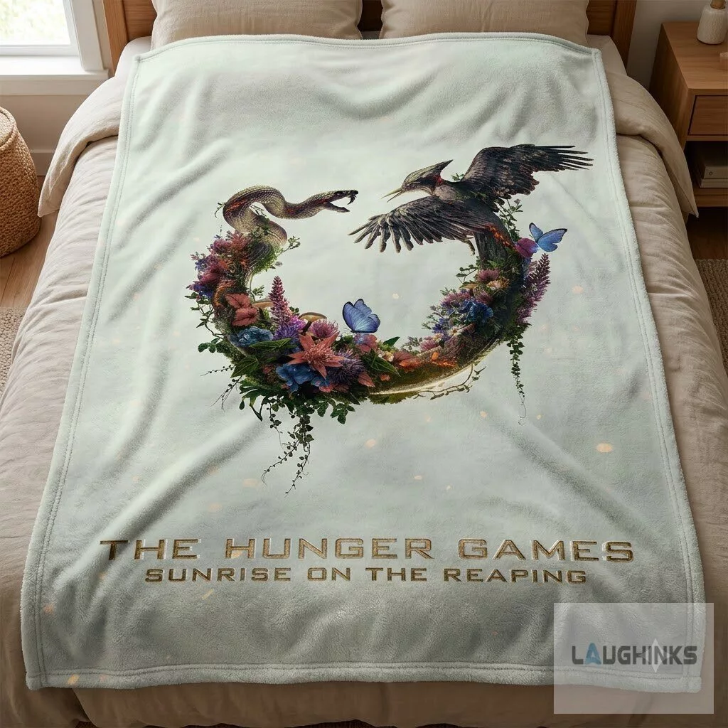 the hunger games sunrise on the reaping blanket amc merch 2026 The Hunger Games: Sunrise on the Reaping Blanket AMC Merch 2026 – image 2 of 2