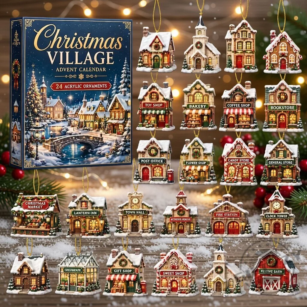 Christmas Village Winter Town Countdown Advent Calendar 2026 2 Christmas Village Winter Town Countdown Advent Calendar 2026