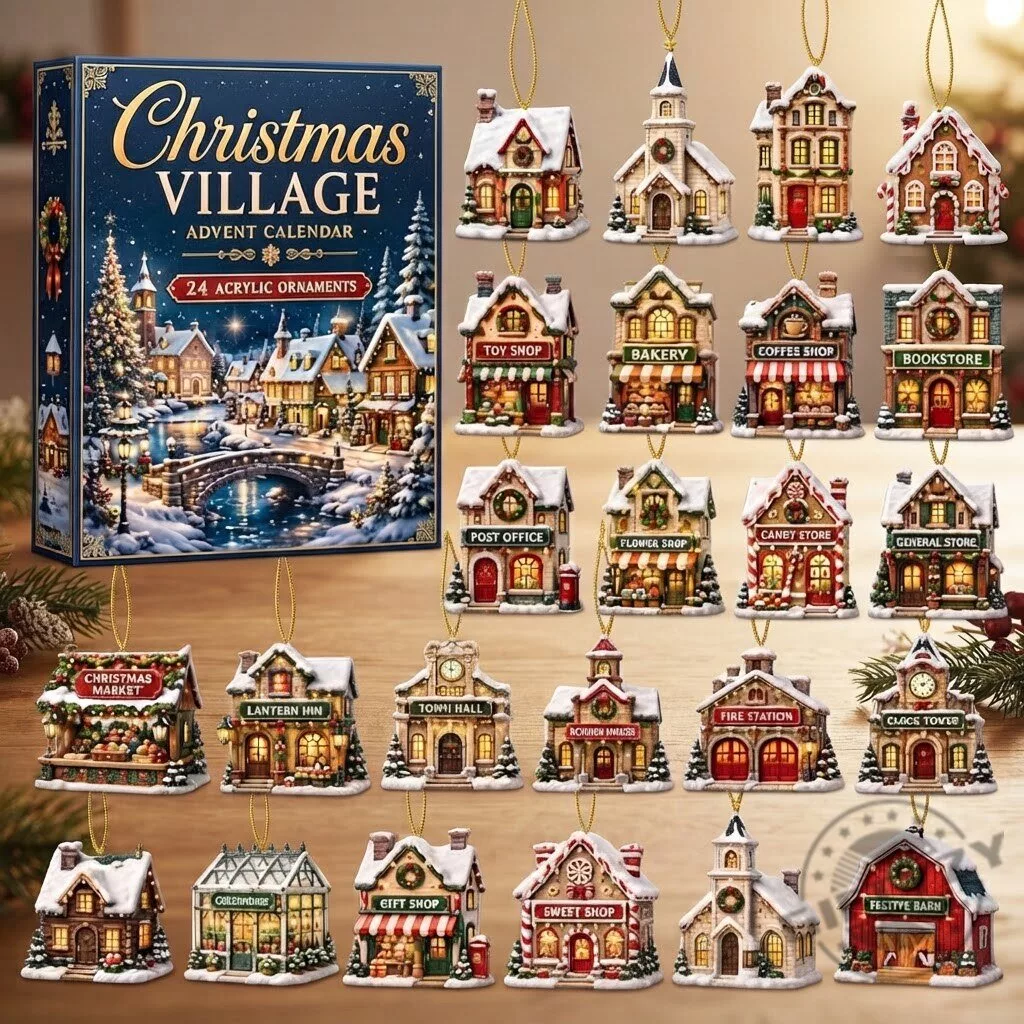 Christmas Village Winter Town Countdown Advent Calendar 2026 3 Christmas Village Winter Town Countdown Advent Calendar 2026