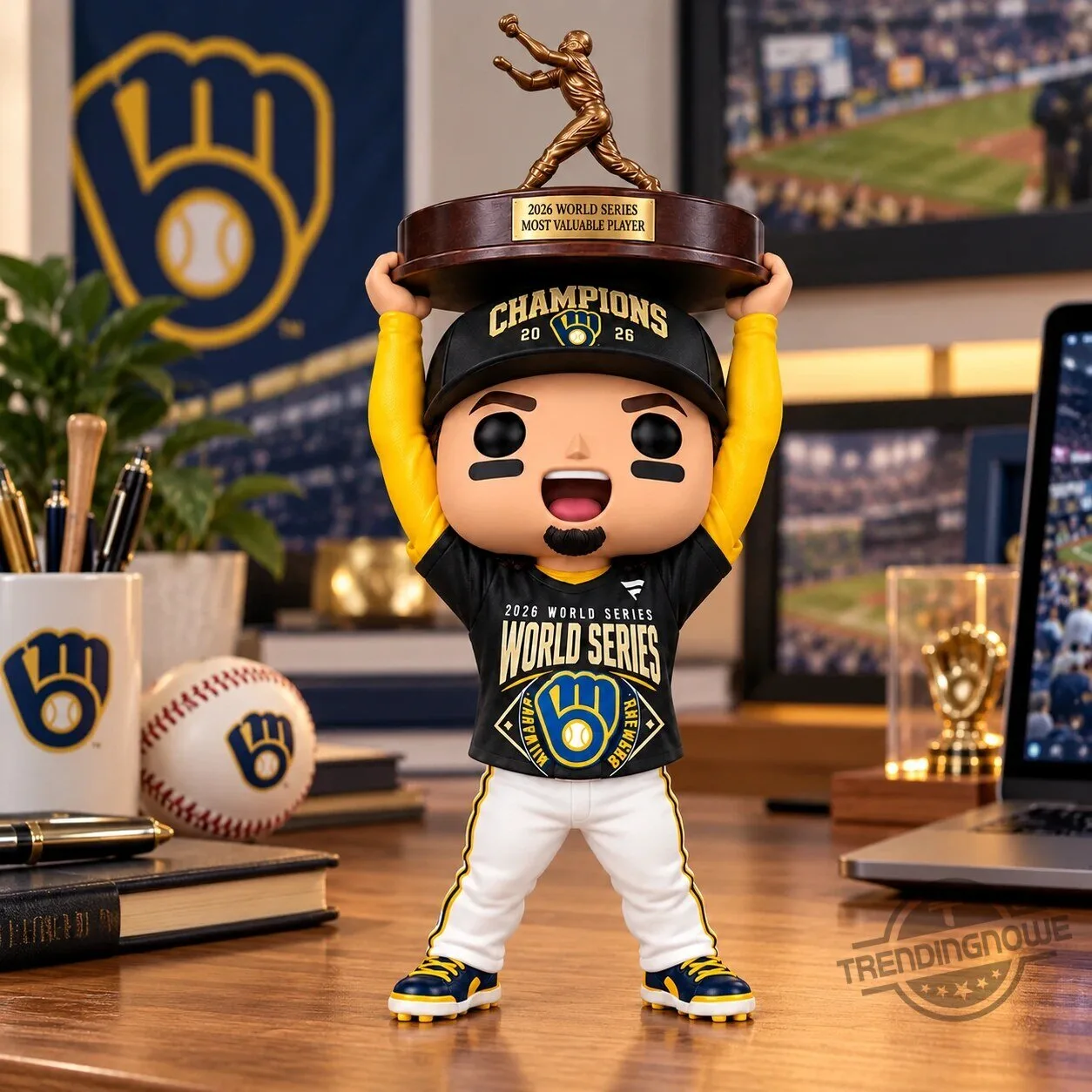Milwaukee Brewers William Contreras 2026 World Series MVP Funko Pop Figure 6 Milwaukee Brewers William Contreras 2026 World Series MVP Funko Pop Figure