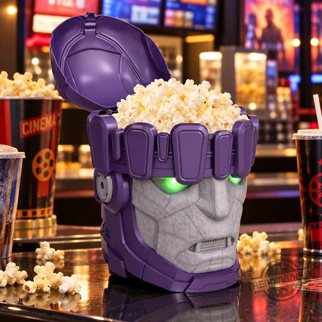 Avengers Doomsday 2026 AMC Sentinel Head Popcorn Bucket 5 Avengers Doomsday 2026 AMC Sentinel Head Popcorn Bucket