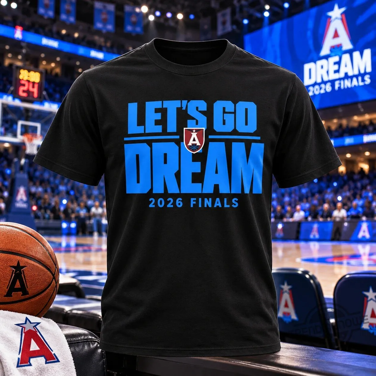 Atlanta Dream Let's Go Dream 2026 WNBA Finals Graphic Shirt